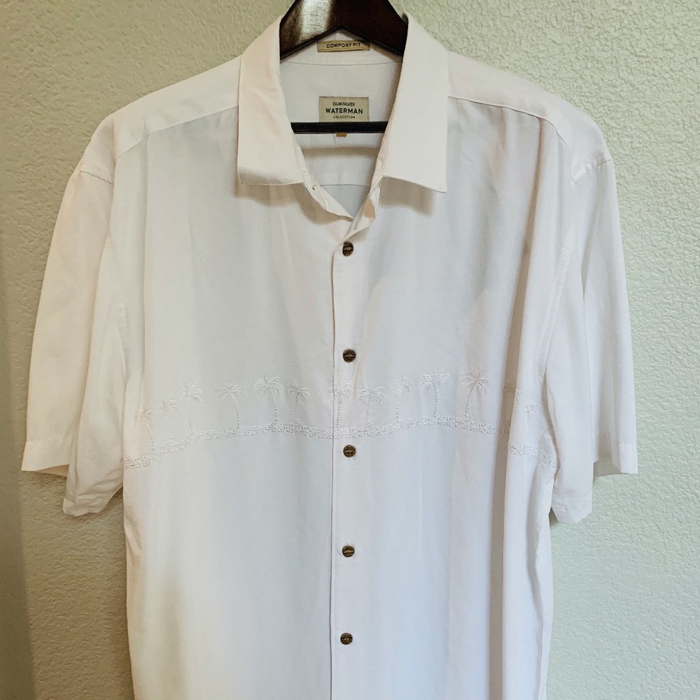 Quicksilver Waterman Hawaiian/Surf Shirt